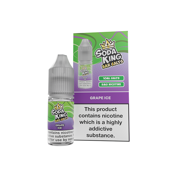 Soda King Bar Nic Salts 5mg & 10mg