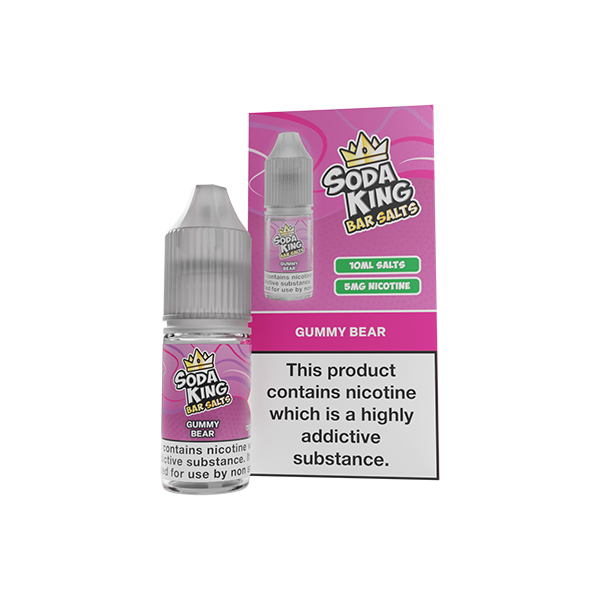 Soda King Bar Nic Salts 5mg & 10mg