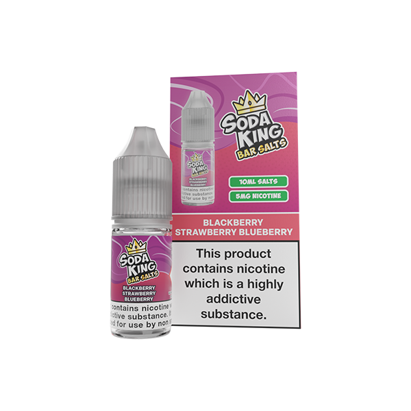 Soda King Bar Nic Salts 5mg & 10mg