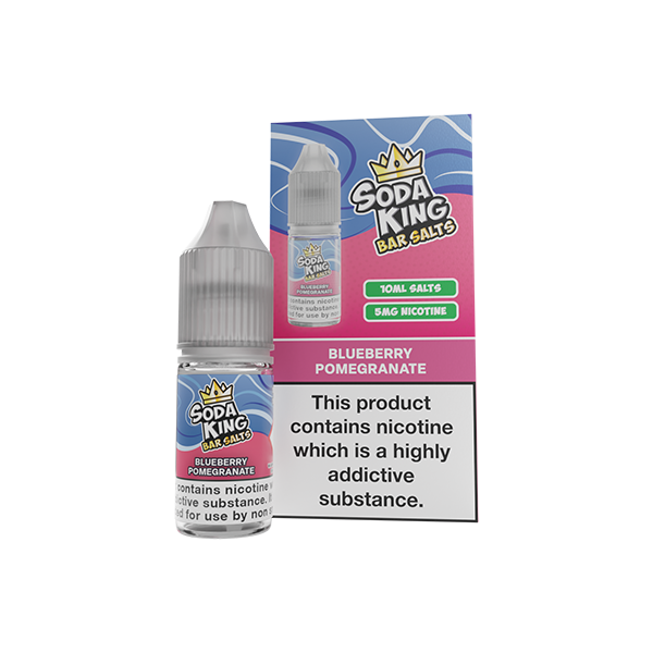Soda King Bar Nic Salts 5mg & 10mg
