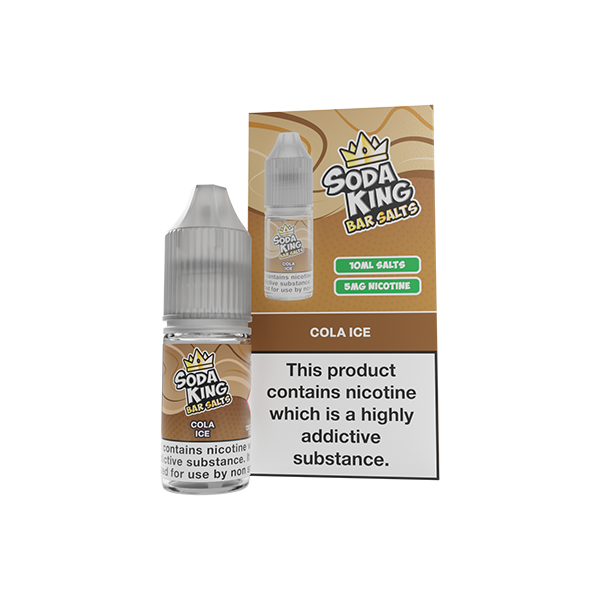 Soda King Bar Nic Salts 5mg & 10mg