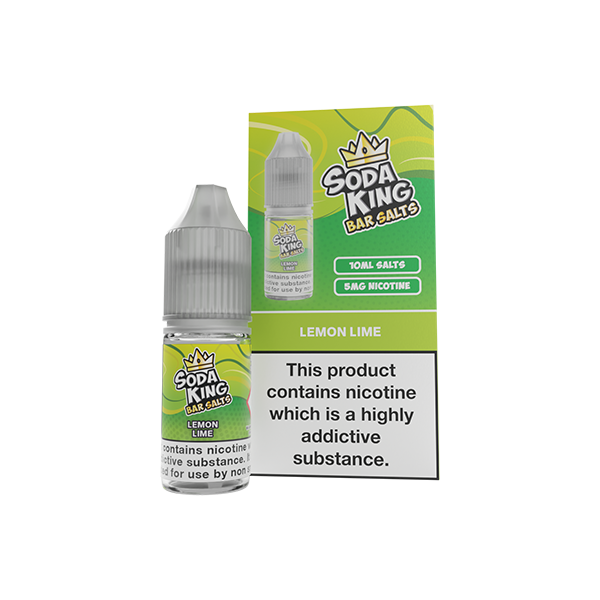 Soda King Bar Nic Salts 5mg & 10mg