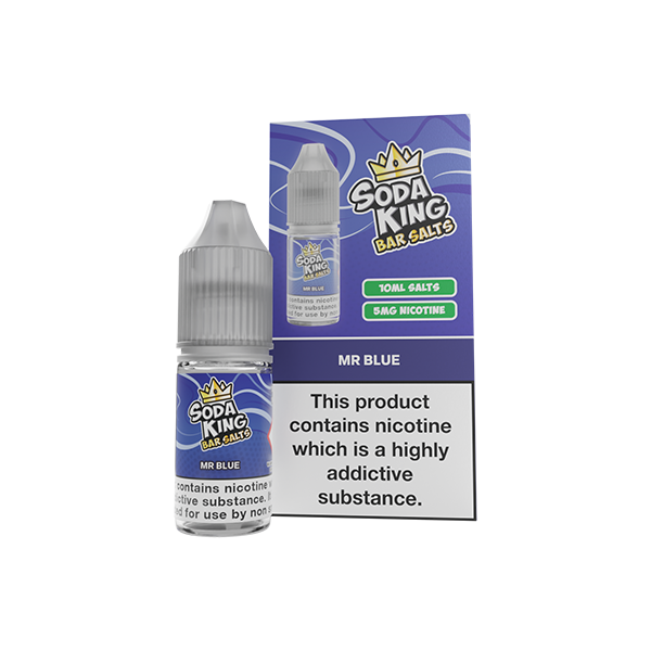 Soda King Bar Nic Salts 5mg & 10mg