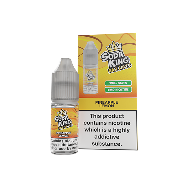 Soda King Bar Nic Salts 5mg & 10mg