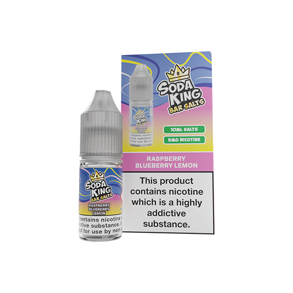 Soda King Bar Nic Salts 5mg & 10mg