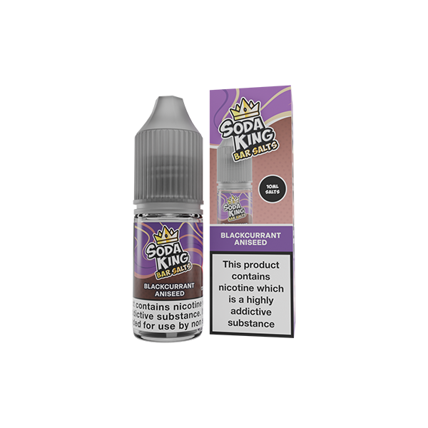 Soda King Bar Nic Salts 5mg & 10mg