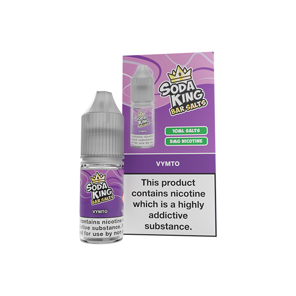 Soda King Bar Nic Salts 5mg & 10mg