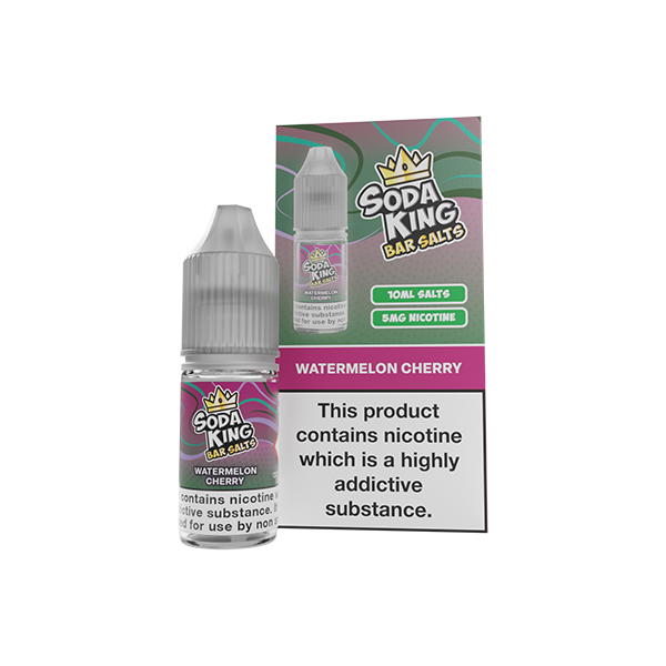 Soda King Bar Nic Salts 5mg & 10mg