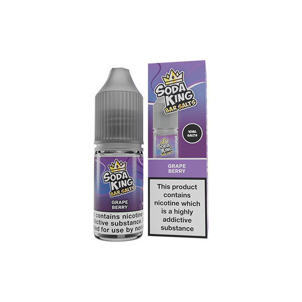 Soda King Bar Nic Salts 5mg & 10mg