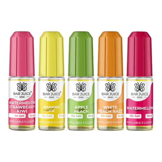 Bar juice 5mg & 10mg Nic Salts
