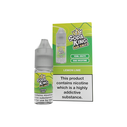 Soda King Bar Nic Salts 5mg & 10mg
